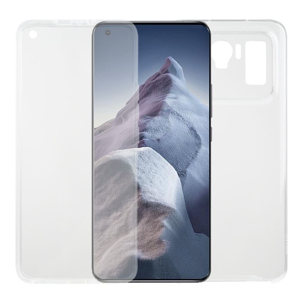Wigento Handyhülle Für Xiaomi Mi 11 Ultra PU / TPU Handy Tasche Transparent beidseitig Hülle Etuis