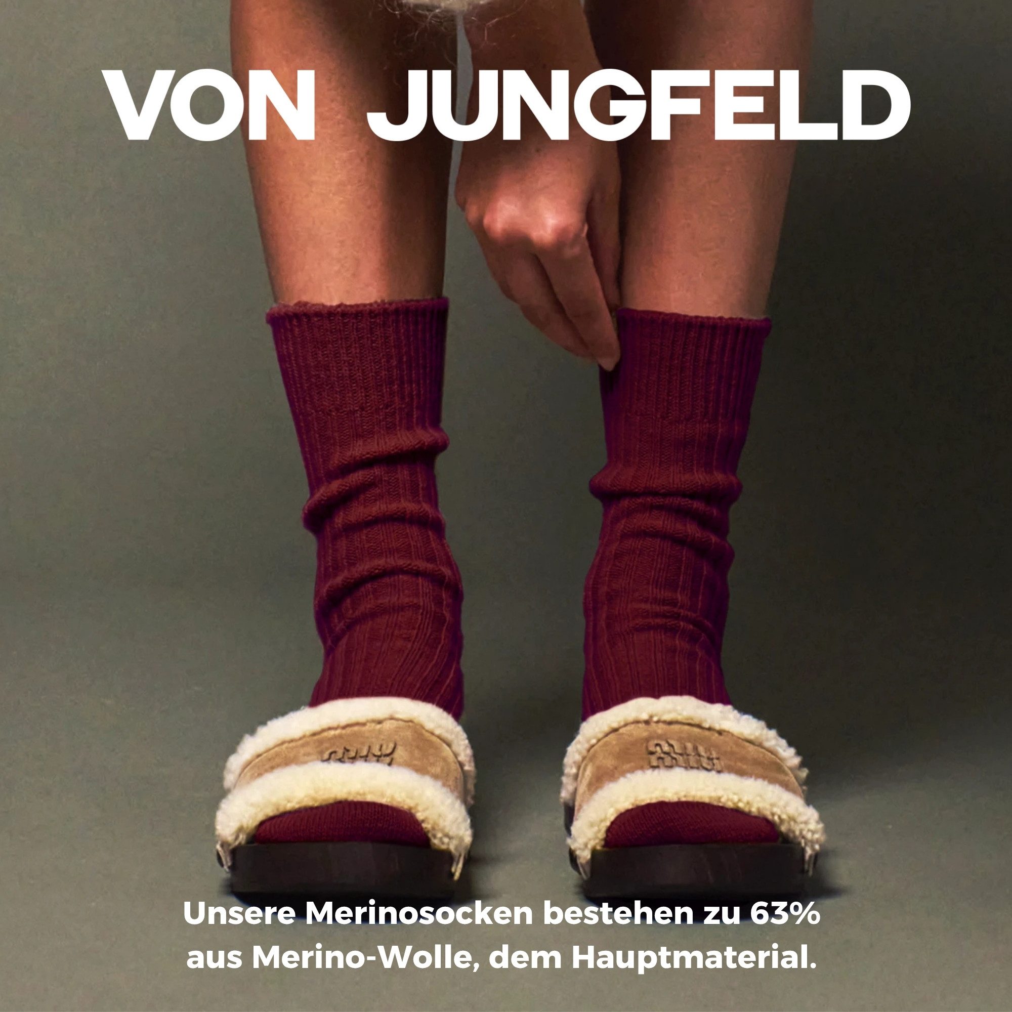 von Jungfeld Socken Merino Merinowolle 35-46 günstig online kaufen