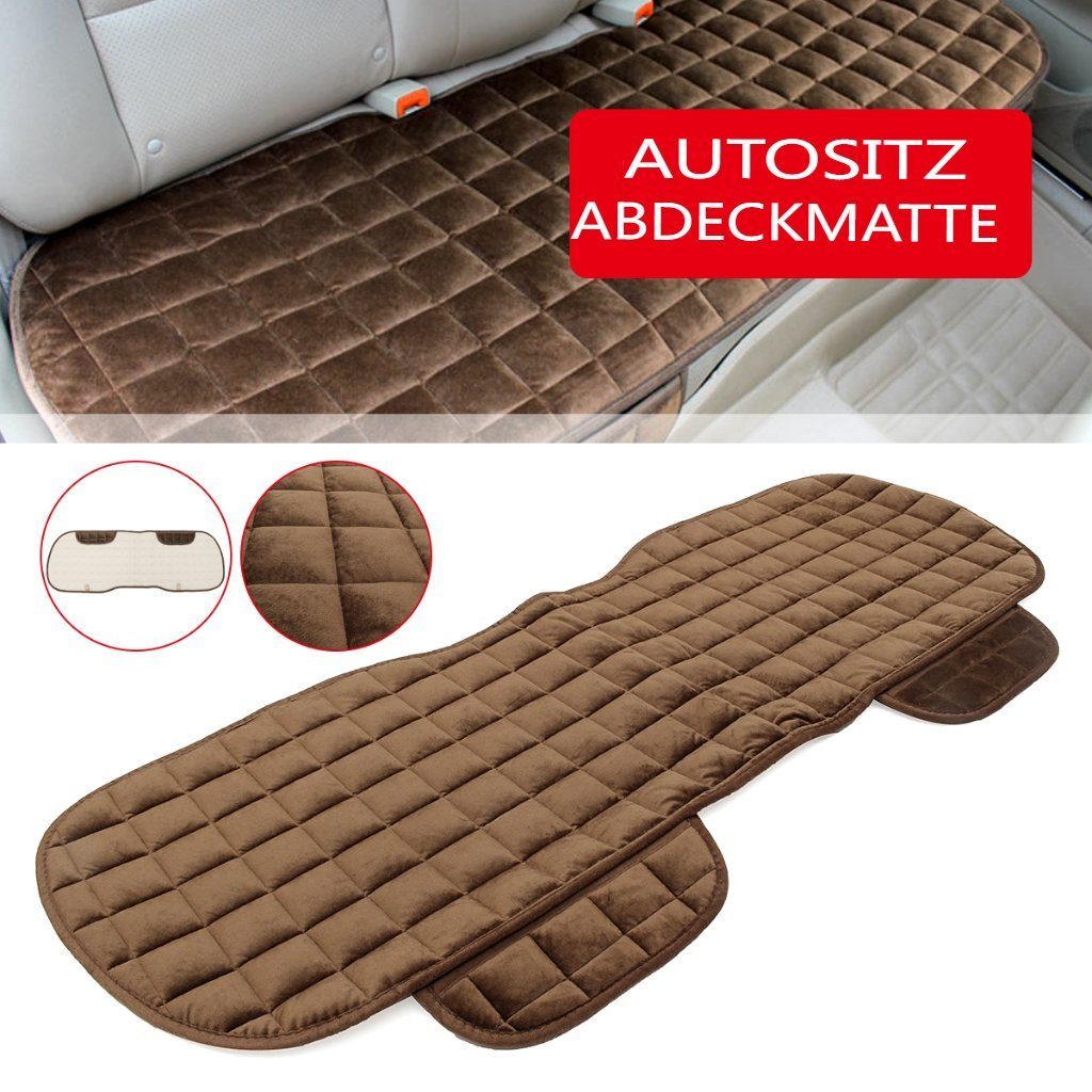 MAEREX Autositzbezug, Universal Autositzauflage Sitzkissen Kunstleder  Wasserdicht, Geeignet für Fahrzeuge mit/ohne Seitenairbag