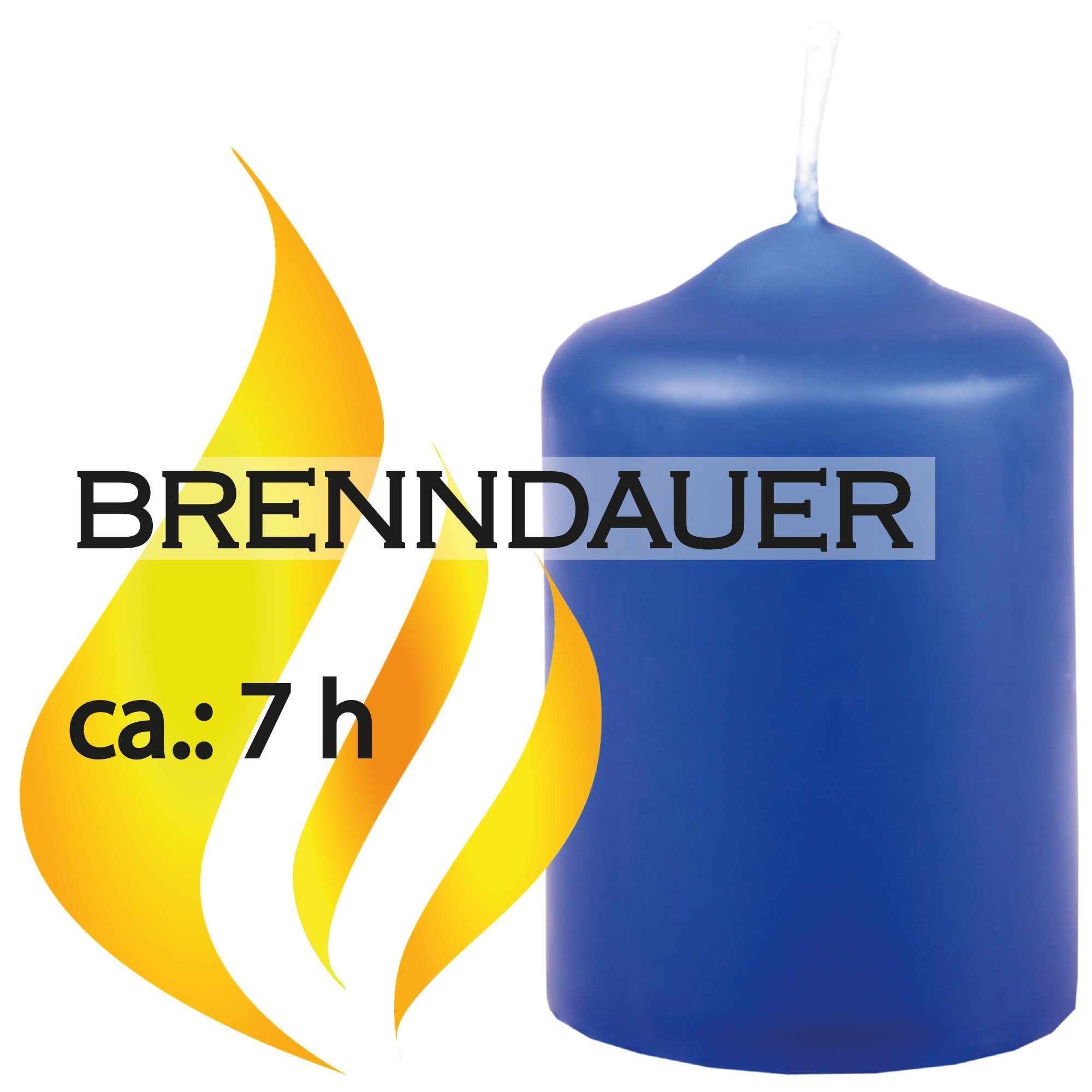 HS Candle Stumpenkerze aus Wachs (12-tlg., Dekolicht), Ø4xH6 cm Teelichtgrö günstig online kaufen