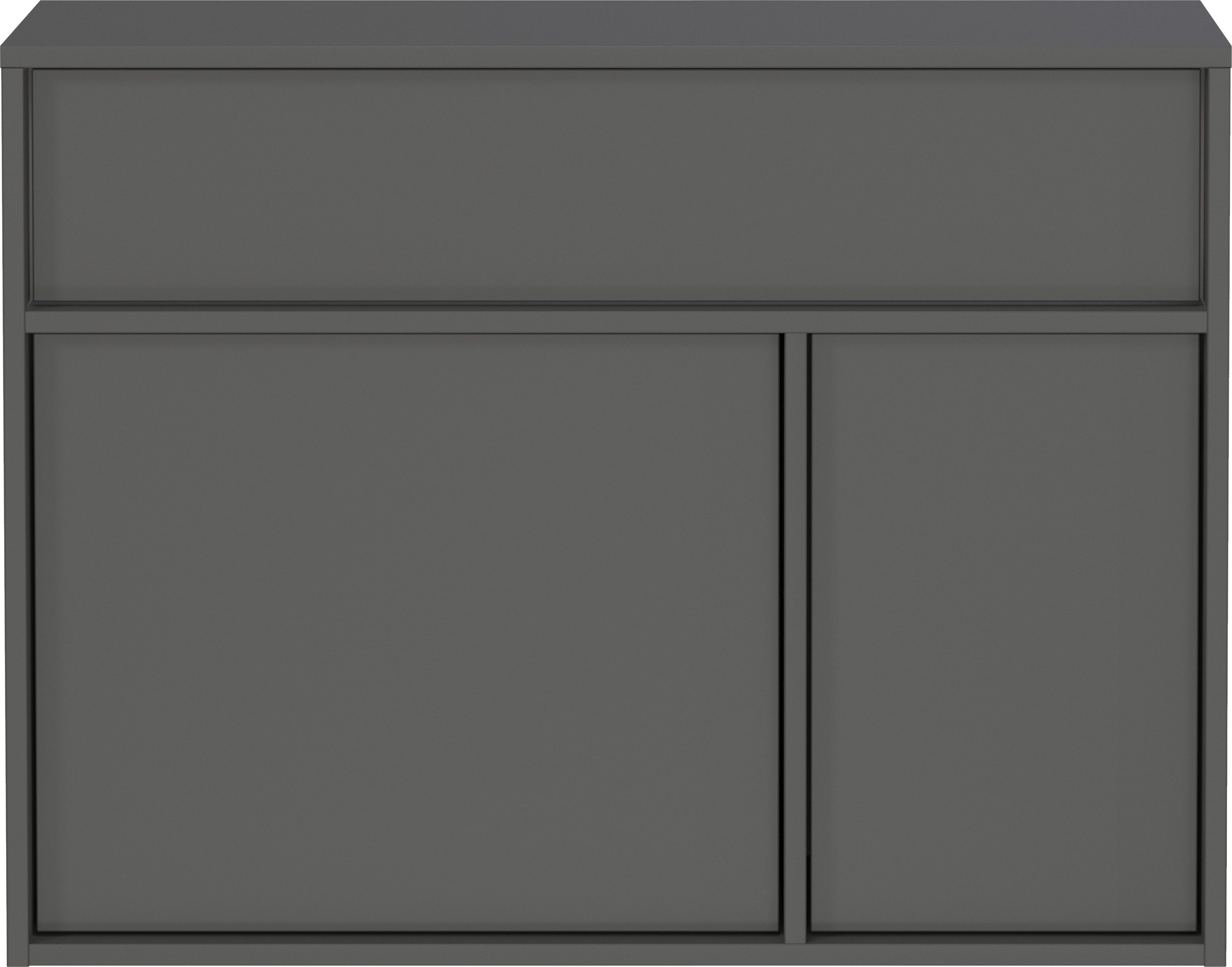 GERMANIA Mehrzweckschrank Ameca 2.0 stehend und hängend montierbar, moderner Flurschrank, Breite 83 cm