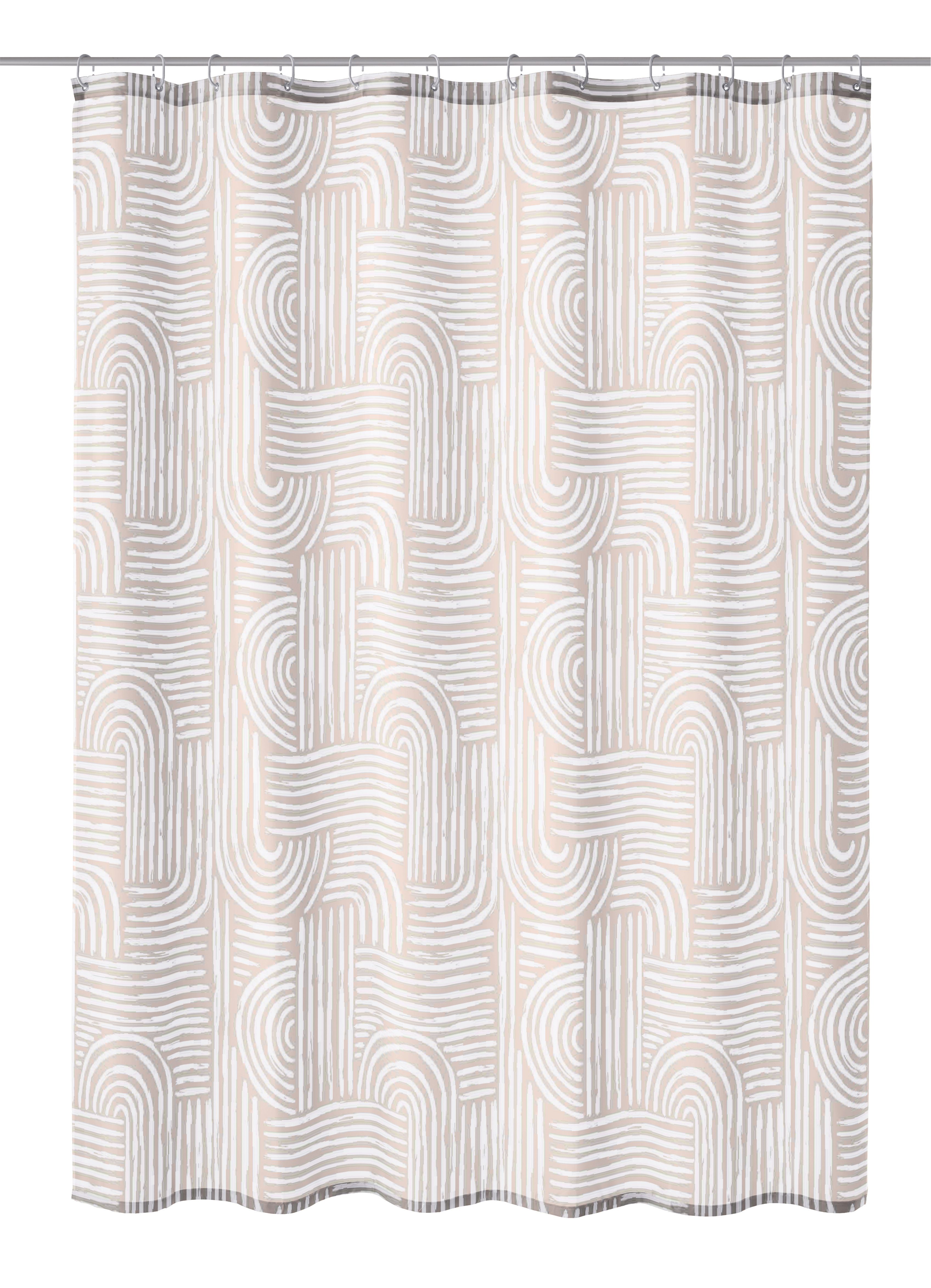 Kleine Wolke Duschvorhang Linja Breite 180 cm (Set)