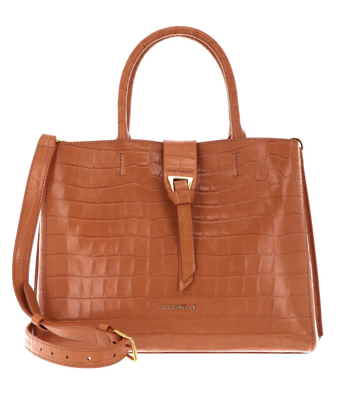 Handtasche Alba Croco Shiny Soft