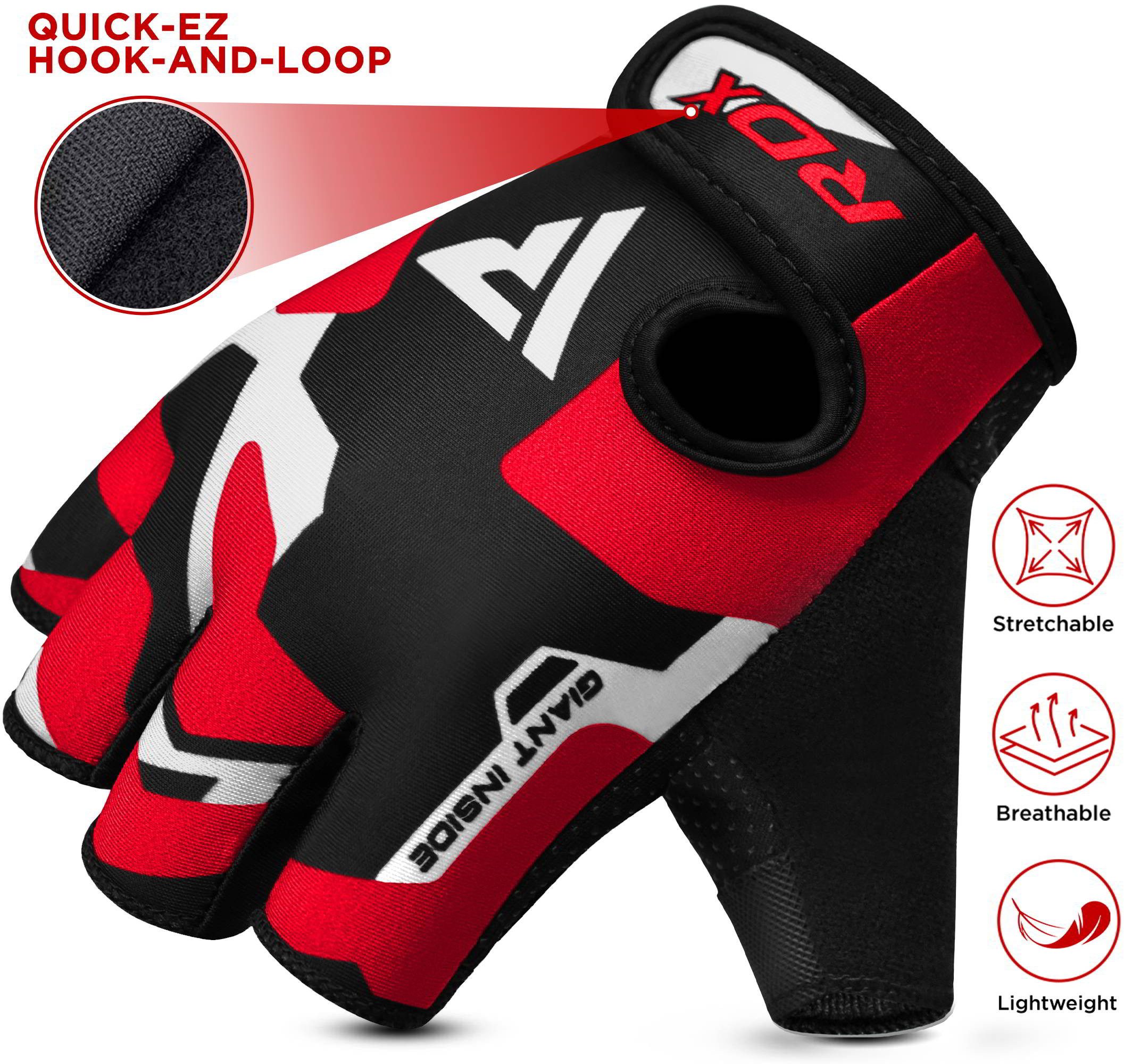 RDX Trainingshandschuhe RDX Fitness Handschuhe, Trainingshandschuhe, Workout Handgelenkschutz – Bild 5 von 5