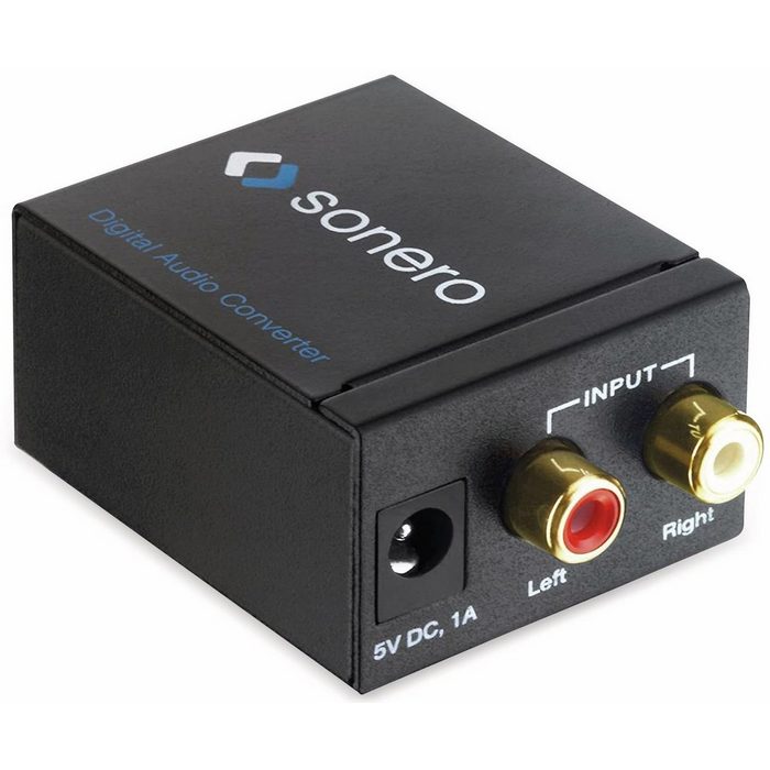 sonero Sonero Audio-Konverter X-AC000 Cinch zu Koax und Autoradio-Ersatzantennenstab
