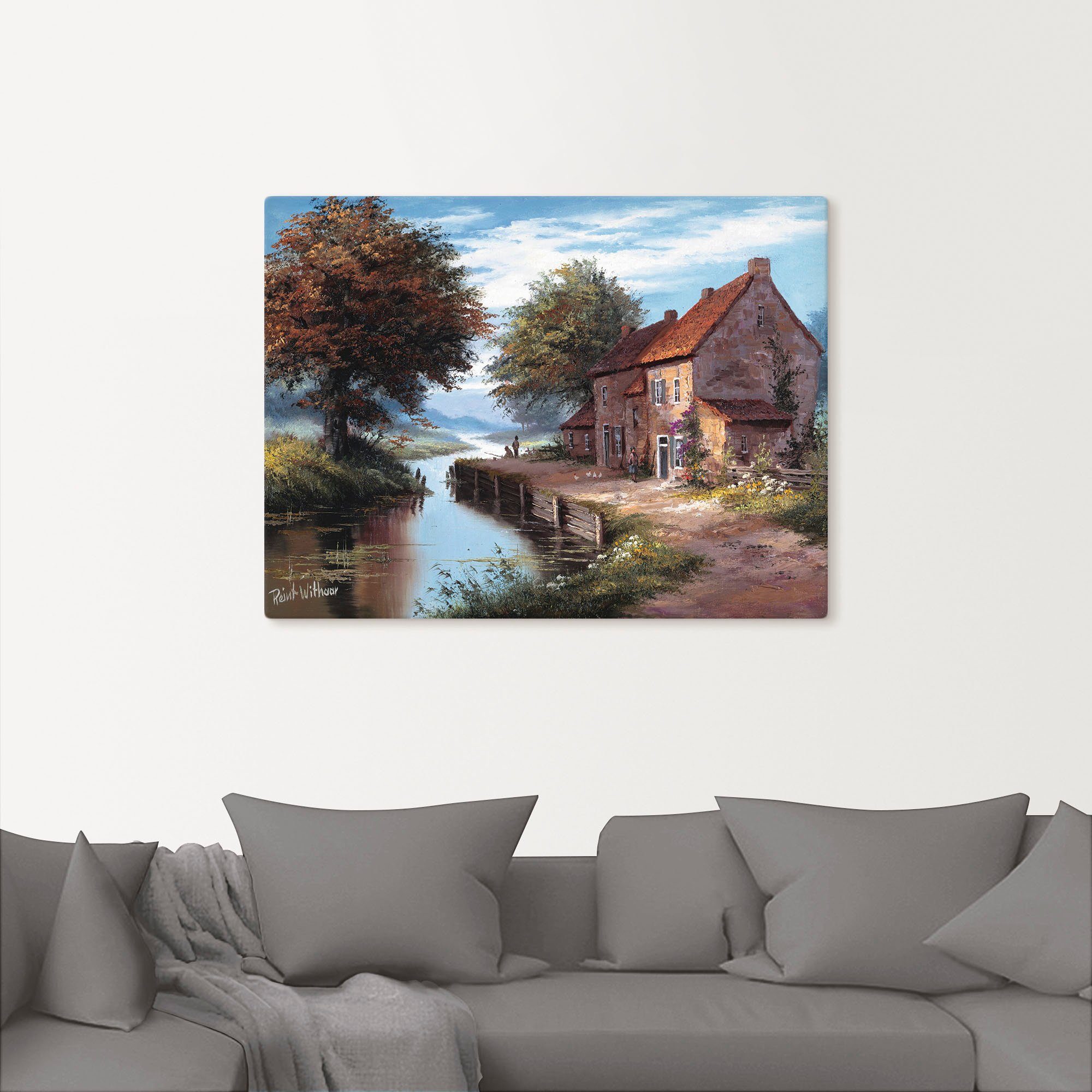 Artland Wandbild Früher Morgen, Gewässer (1 günstig online kaufen