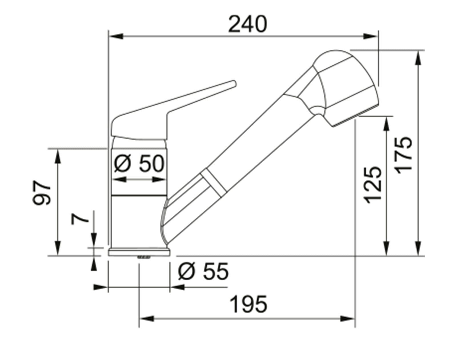 FRANKE Küchenarmatur (1-St) 115.0470.666