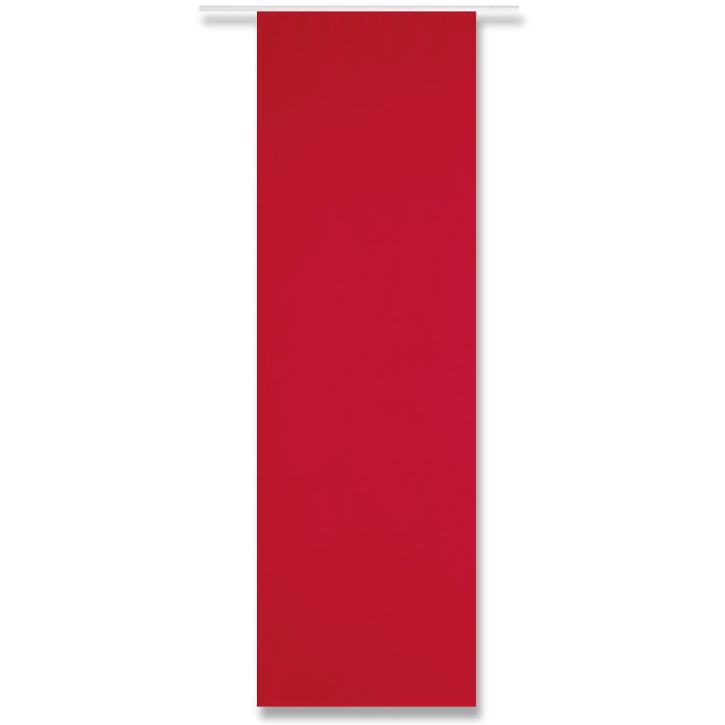 Vorhang, Blickdichte mit Arsvita, Microfaser, Klettband, Rot x inkl. blickdicht, (BxL), Klettband, 245cm 60cm Schiebegardine Befestigungszubehör