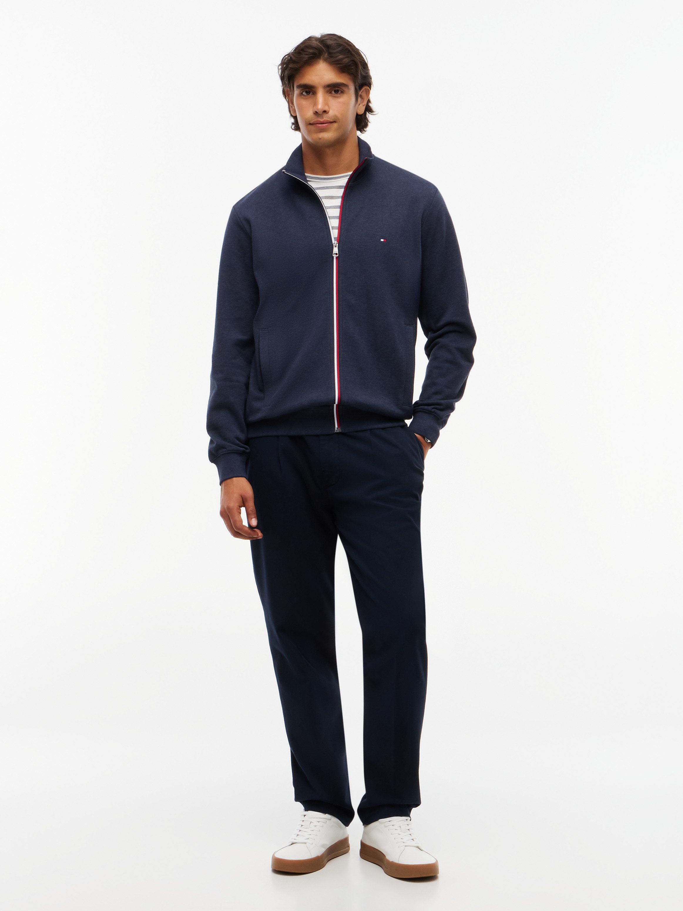 Tommy Hilfiger Kapuzensweatjacke RWB TIPPING TRACK – Bild 5 von 5