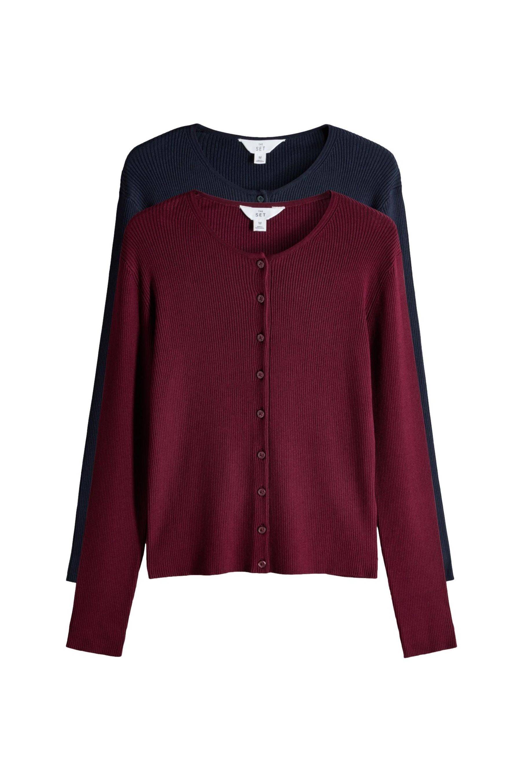 The Set Strickjacke The Set gerippte günstig online kaufen
