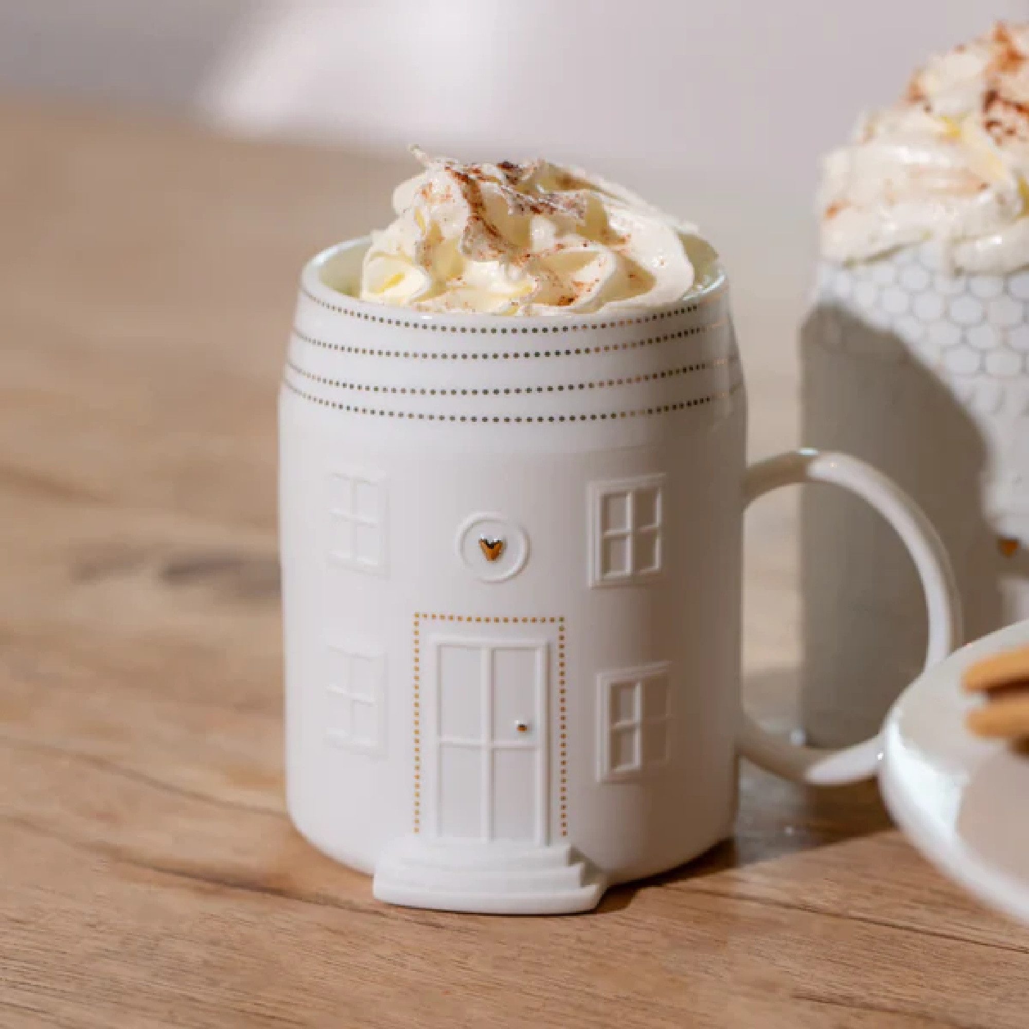 Räder Tasse räder Haustasse Tasse Herz Porzellan weiß, Porzellan