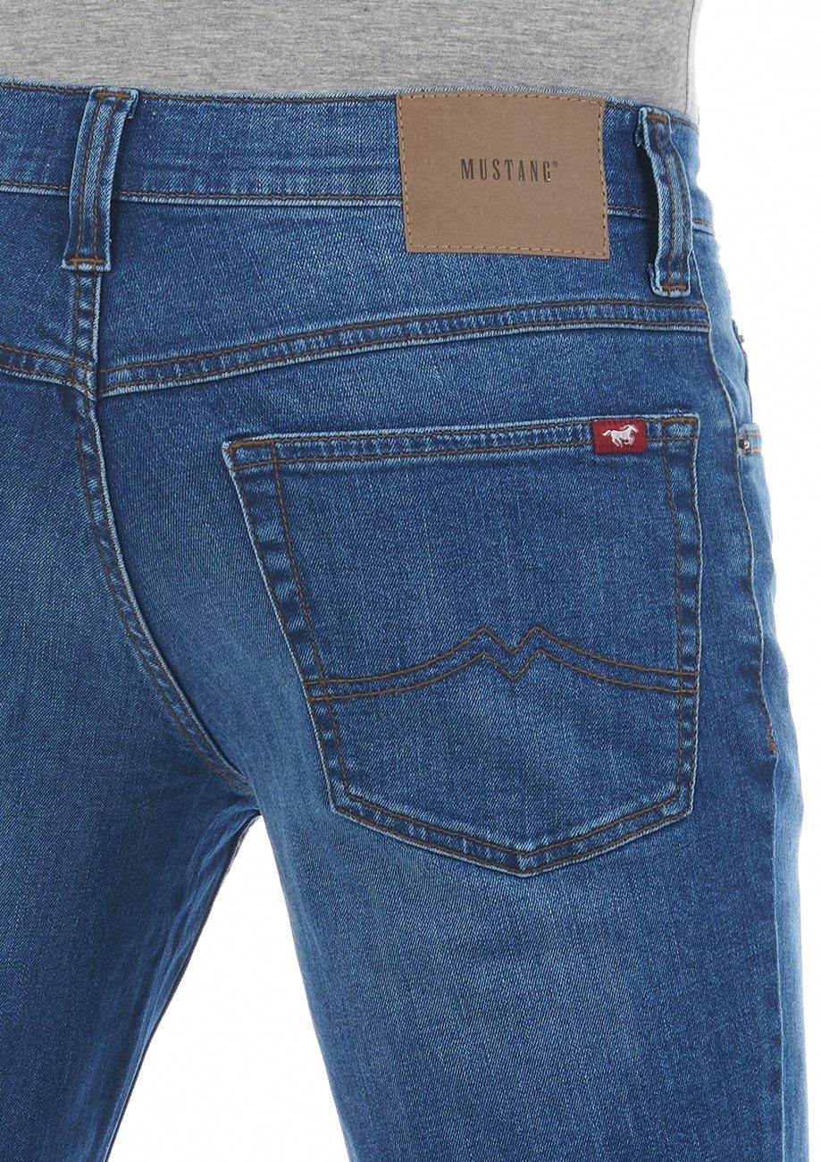 MUSTANG Straight-Jeans Herren Jeanshose Tramper Regular Fit Denim Hose mit Stretch – Bild 5 von 5