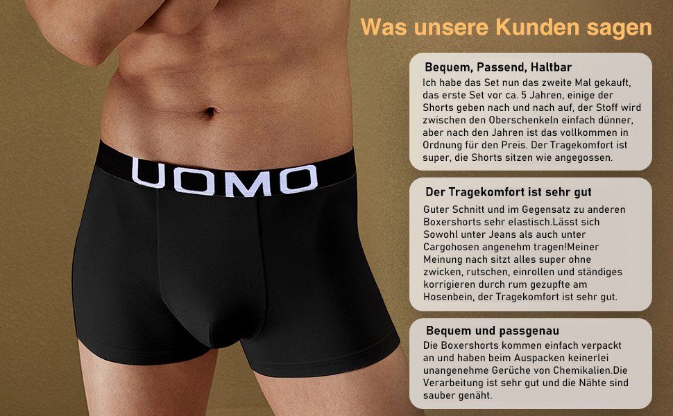 L&K Boxershorts 1117 (8er-Pack) Unterhosen Herren aus Baumwolle verschiedenen Farben – Bild 5 von 5