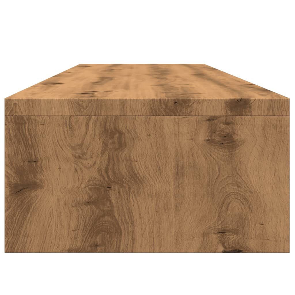 vidaXL Monitor-Halterung NA Monitorständer Artisan-Eiche 100x24x13 cm Spanplatte Bildschirm Erh, (1-tlg)