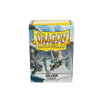 Dragon Shield Spiel, ART10008 - Silber (100), Schutzhülle für Karten