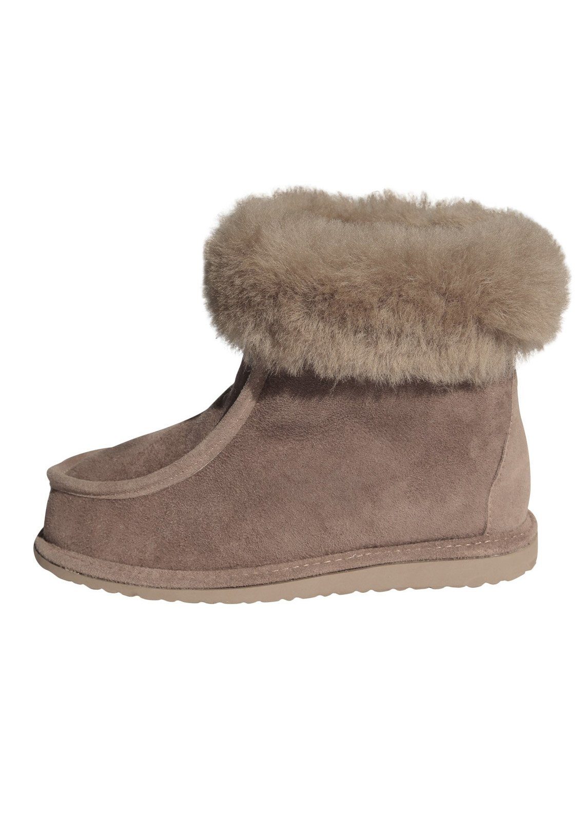 Hollert Hüttenschuhe Unisex Hausschuhe Adam Echtleder Merino Schaffell warm & atmungsaktiv