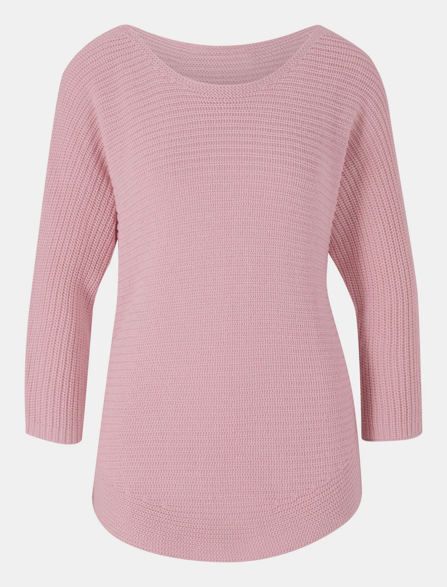 Heine Longpullover »Linea Tesini Damen Pullover mit rundem Ausschnitt,  rosa« online kaufen | OTTO