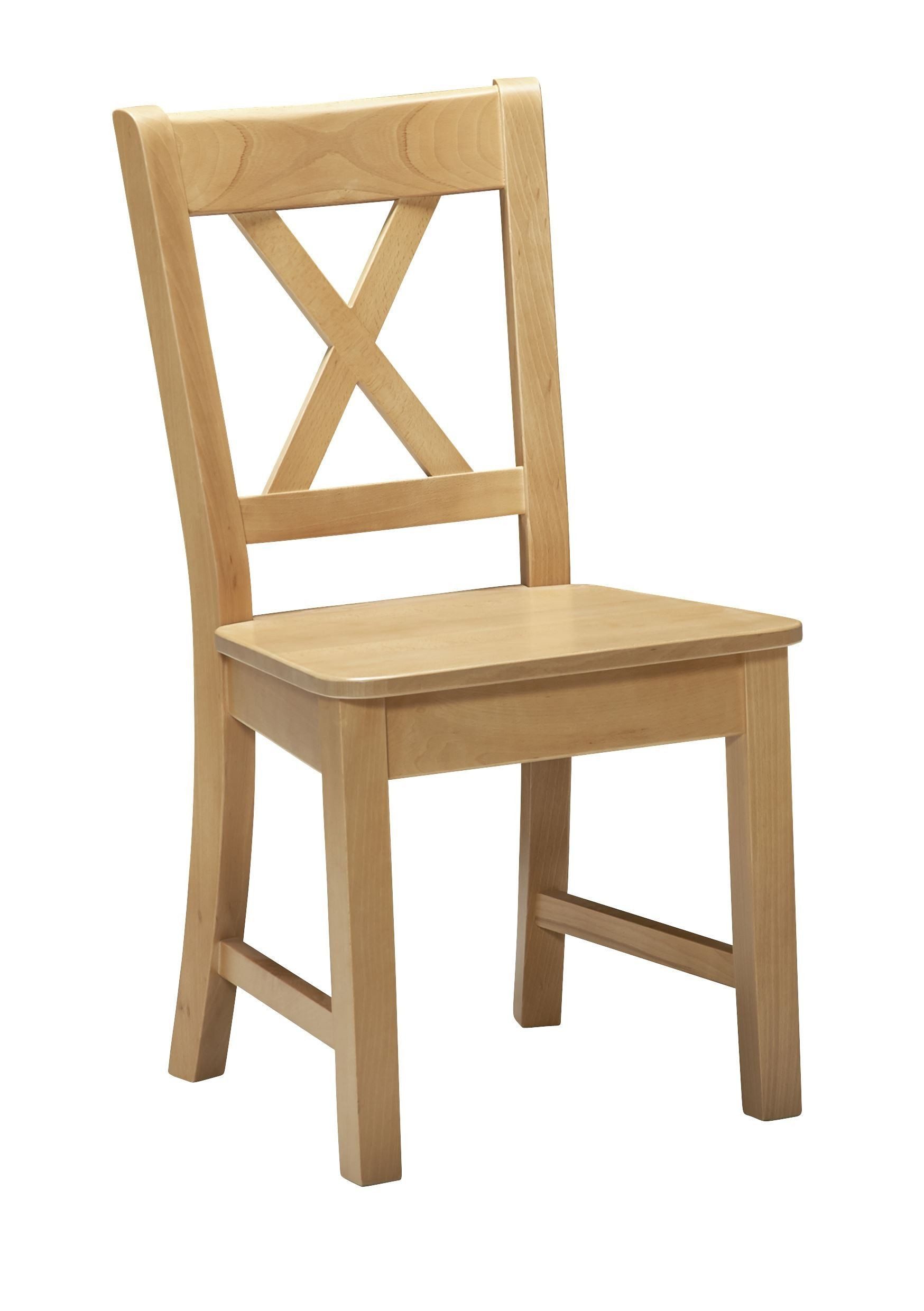 Stuhl (2er-Set) Deborah aus Massivholz 47 x 53 x 90 Esszimmerstuhl massiv