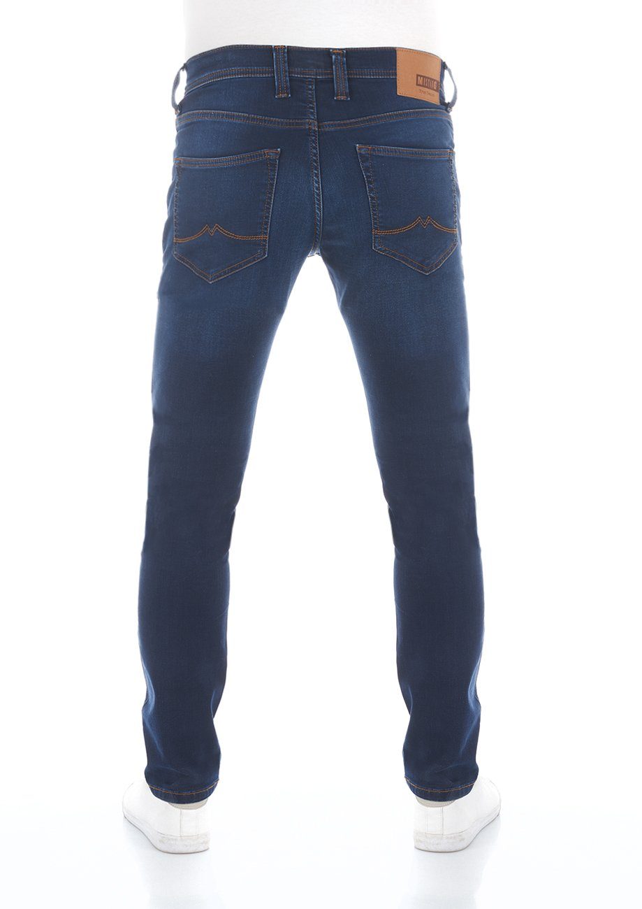 MUSTANG Tapered-fit-Jeans Herren Blue mit Oregon K Real Fit Hose X Jeanshose Denim Stretch (982) Slim Denim Tapered