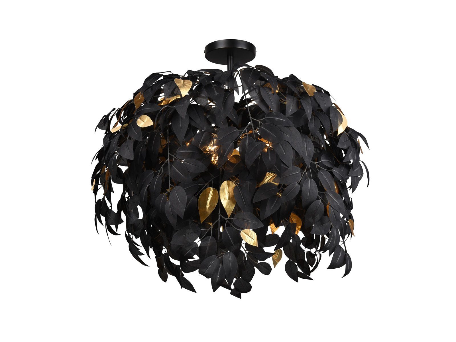 MEINEWUNSCHLEUCHTE LED Deckenleuchte Dimmfunktion, LED wechselbar, Warmweiß, groß-e ausgefallene Designer-lampe für Esstisch & Treppenhaus, Ø 70cm mehr