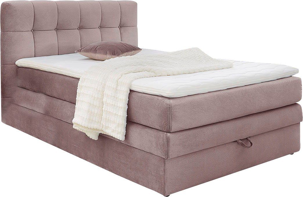 Jockenhöfer Gruppe Boxspringbett Amy, mit Bettkasten und Kaltschaum-Topper, günstig online kaufen