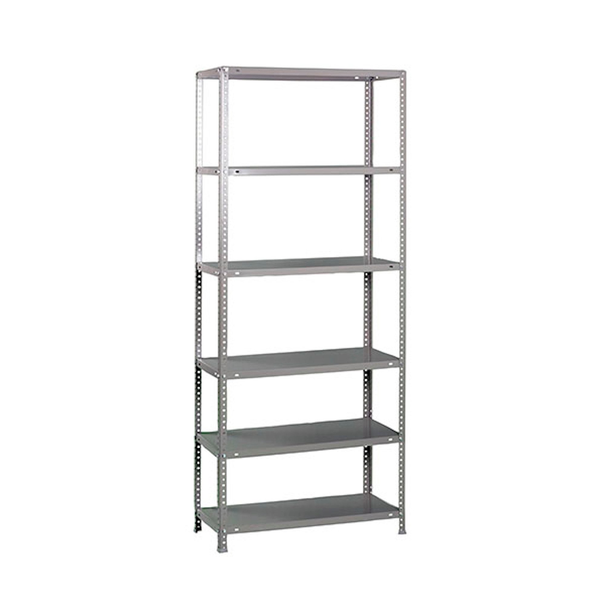 PROREGAL® Schwerlastregal Schraubregal PANDA TALL 200x80x30cm 6 Fachböden 100kg Verzinkt, Schraubregal Lagerregal Kellerregal Metallregal bis zu 600kg Fachlast – Bild 2 von 5