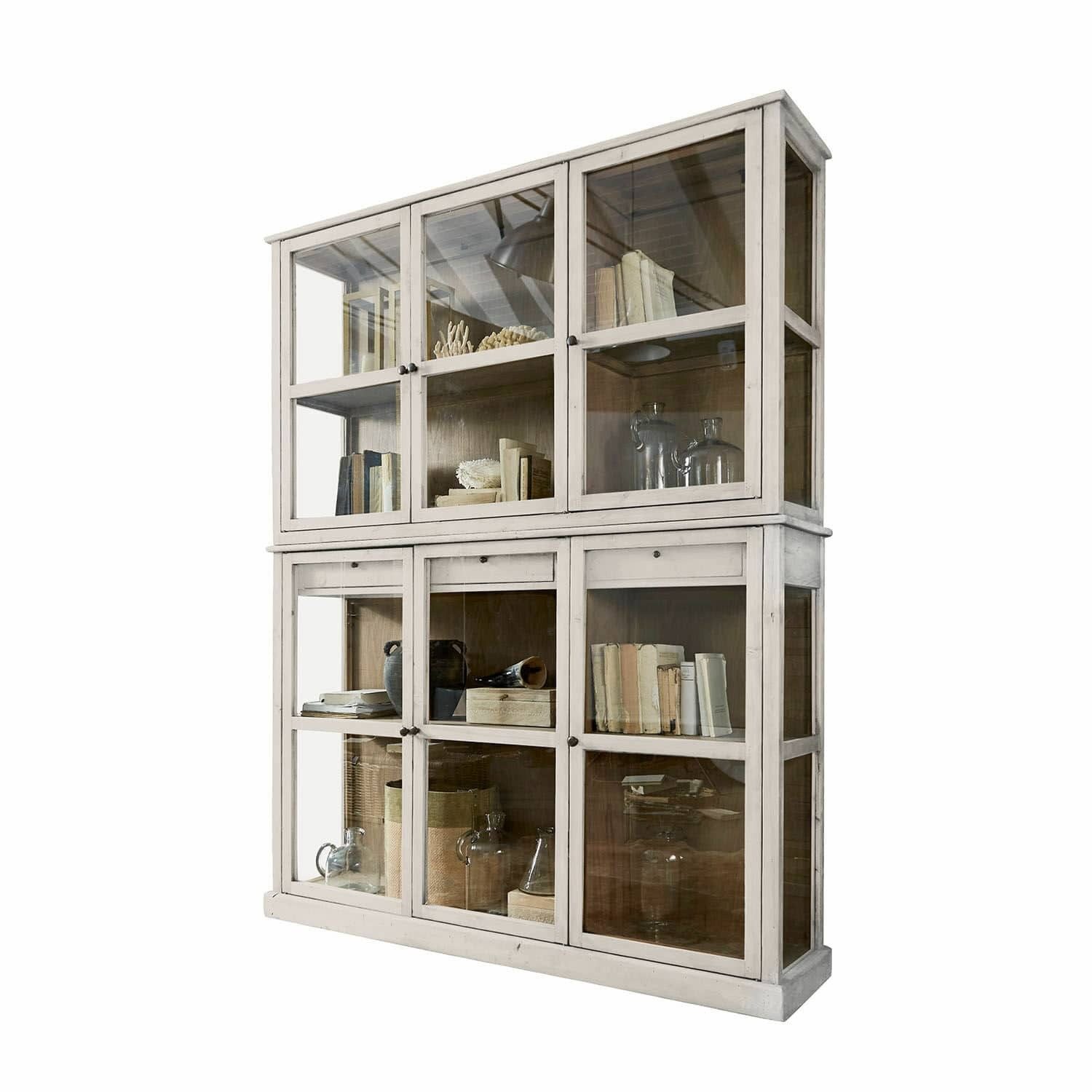 Mirabeau Hochschrank Schrank Blaise antikweiß