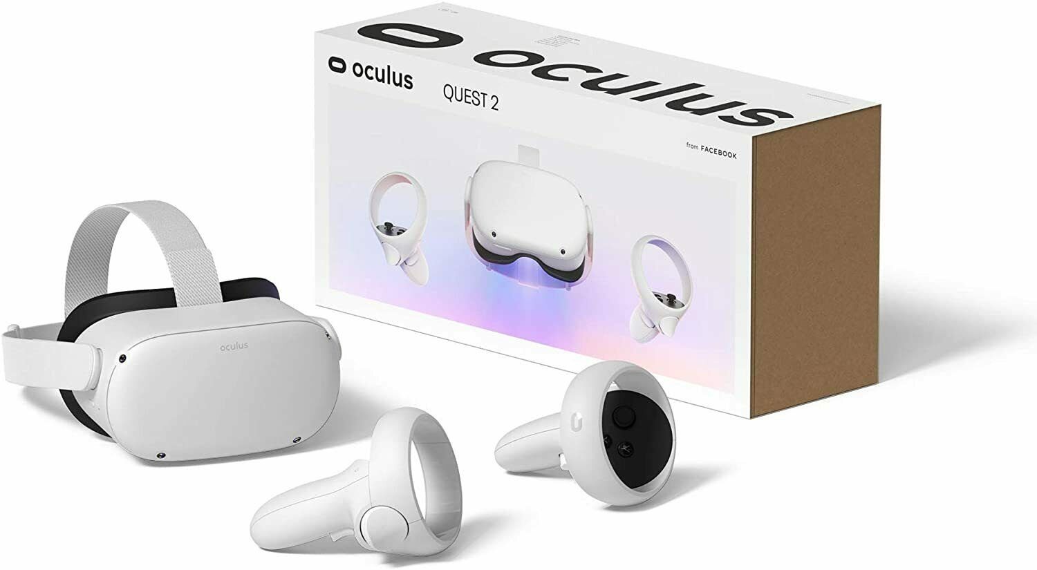 Oculus Meta Quest 2 128GB Virtual Reality Brille Standalone und PC VR  Headset Virtual-Reality-Brille, Enthaltenes Zubehör: Bedienungsanleitung,  Controller, Netzteil