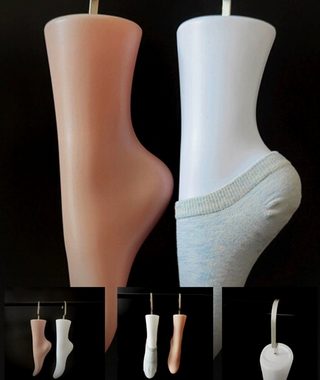 BAYLI Schneiderpuppe Sockenbein für die Präsentation von Tennissocken Sneaker Socken