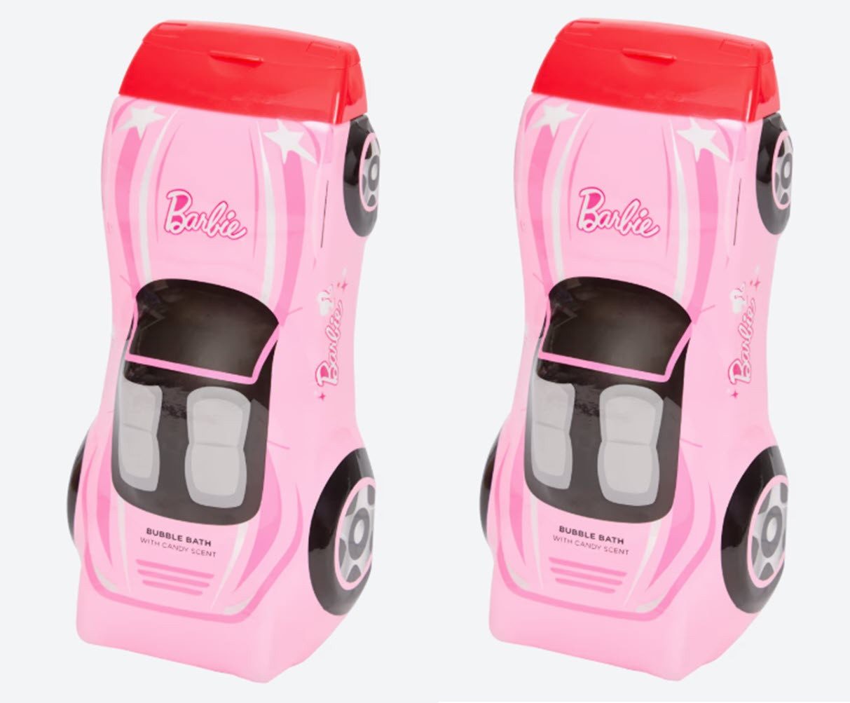 Mattel® Duschgel 2 Stück Badeschaum Schaumbad in Auto-Flasche