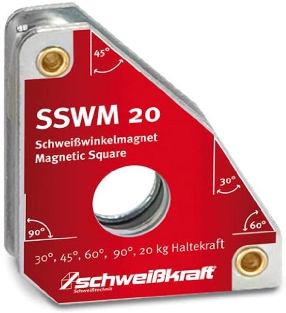 Schweißkraft Magnet Schweißkraft Permanent Schweißwinkelmagnet 20 für Haltewinkel 30Â°
