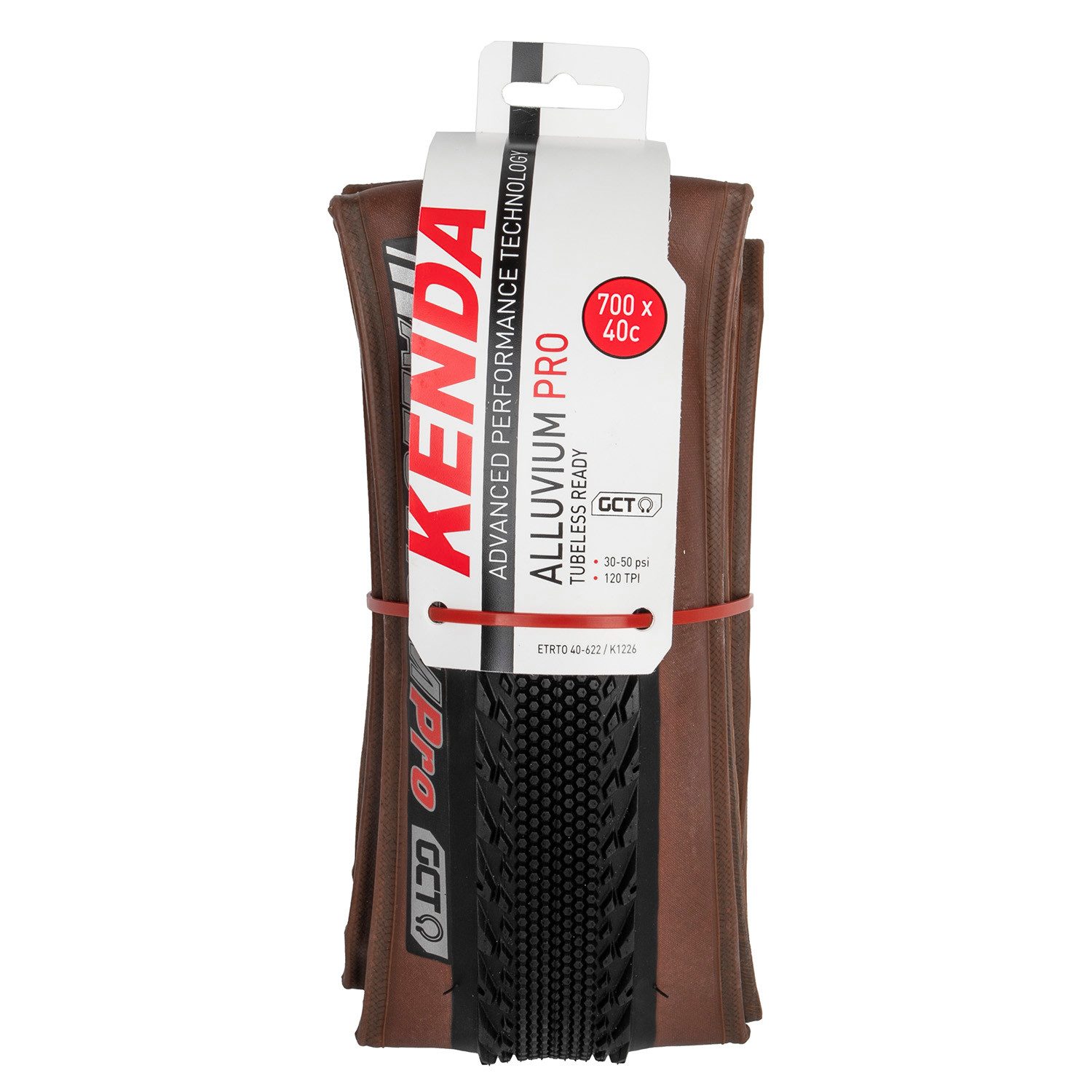 KHEbikes Fahrradreifen KENDA Alluvium Pro 700x40C GCT Faltreifen Schwarz-Braun, (1-tlg)