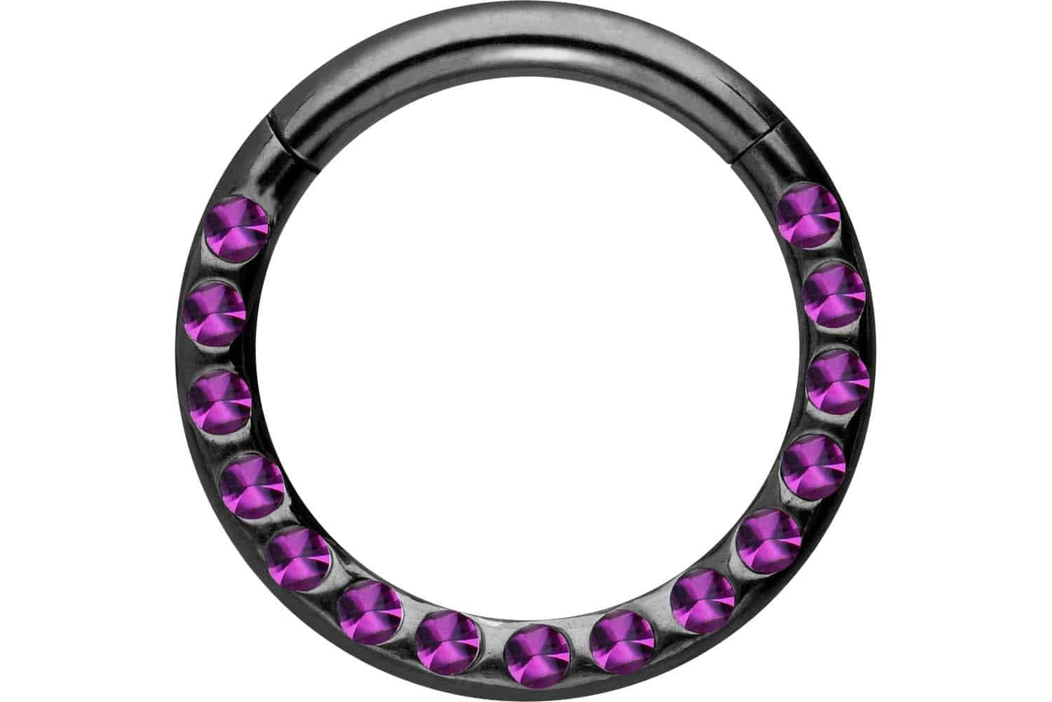 PIERCINGLINE Nasenpiercing Chirurgenstahl Segmentring Clicker KRISTALLE + E günstig online kaufen