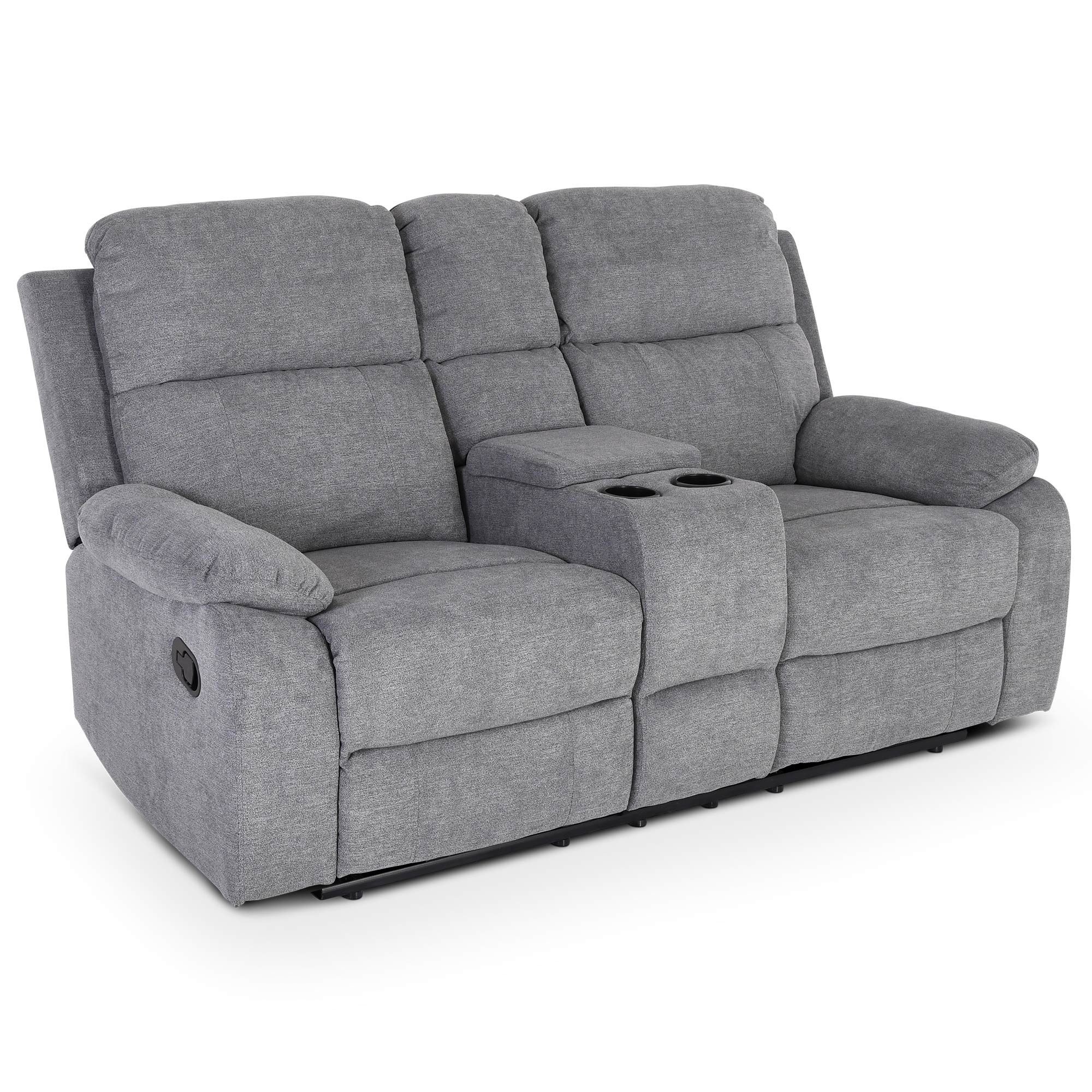 Raburg 2-Sitzer Kinosessel, 2er-Fernsehsessel, mechanisch, Flix, mit Relaxfunktion, für 2 Personen, Belastbarkeit je Sitzplatz 150 kg