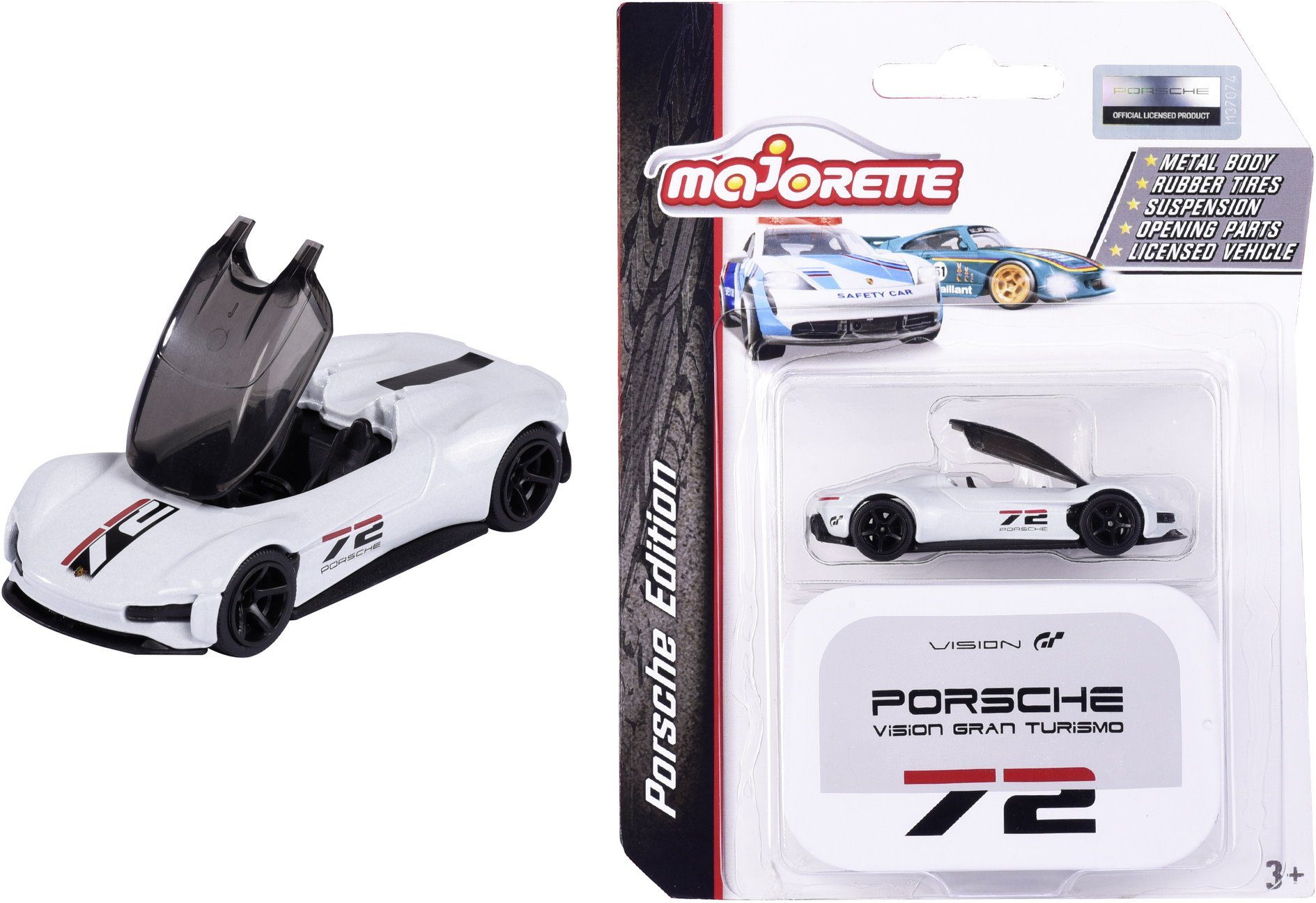 majORETTE Spielzeug-Auto Spielzeugauto Porsche Edition Motorsport Deluxe Vision GT 212053161Q01
