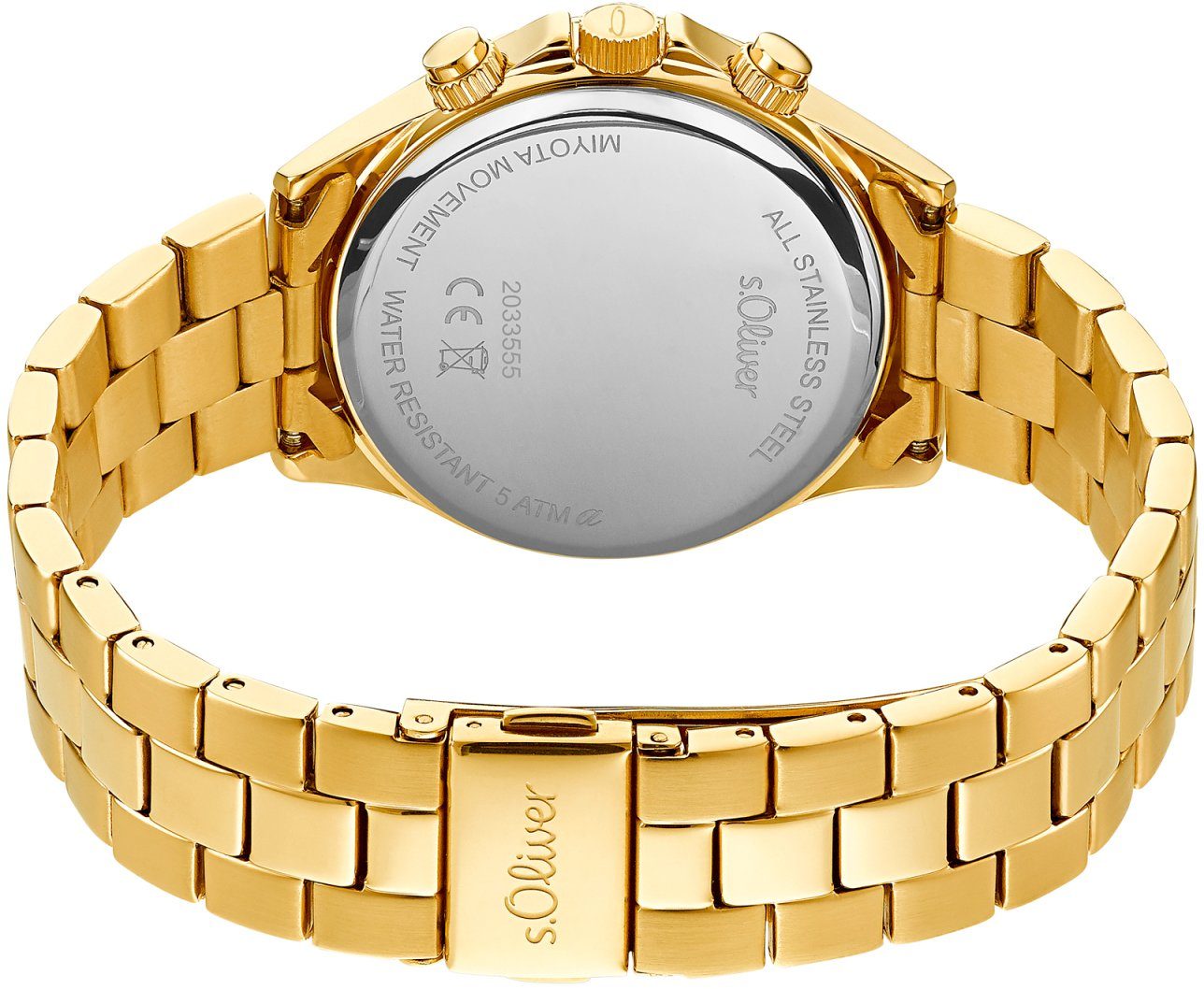 s.Oliver Multifunktionsuhr 2033555, Armbanduhr, Quarzuhr, Damenuhr, Datum, günstig online kaufen