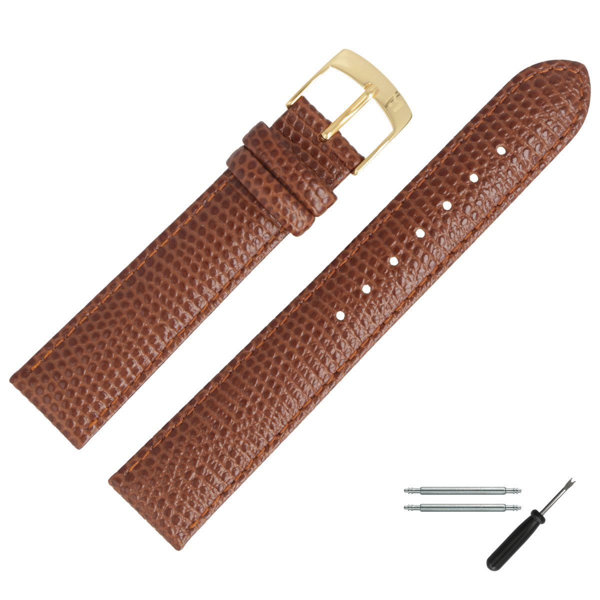 MARBURGER Uhrenarmband 18mm Leder