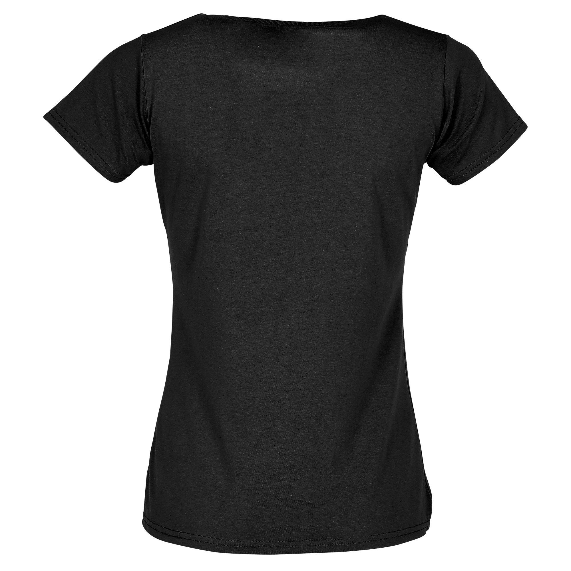 Fruit of the Loom Rundhalsshirt Damen T-Shirt mit Vintage-Logo