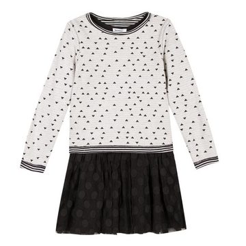 3 Pommes A-Linien-Kleid 2tlg. Set Kleid + Sweatshirt mit Wendefunktion 3 POMMES Mädchen noir (2-tlg)