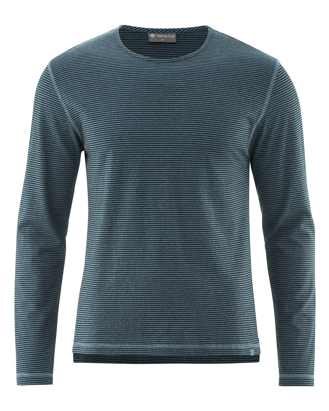 Langarmshirt Langarmshirt mit Streifen Hanf/Biobaumwolle Normal Fit