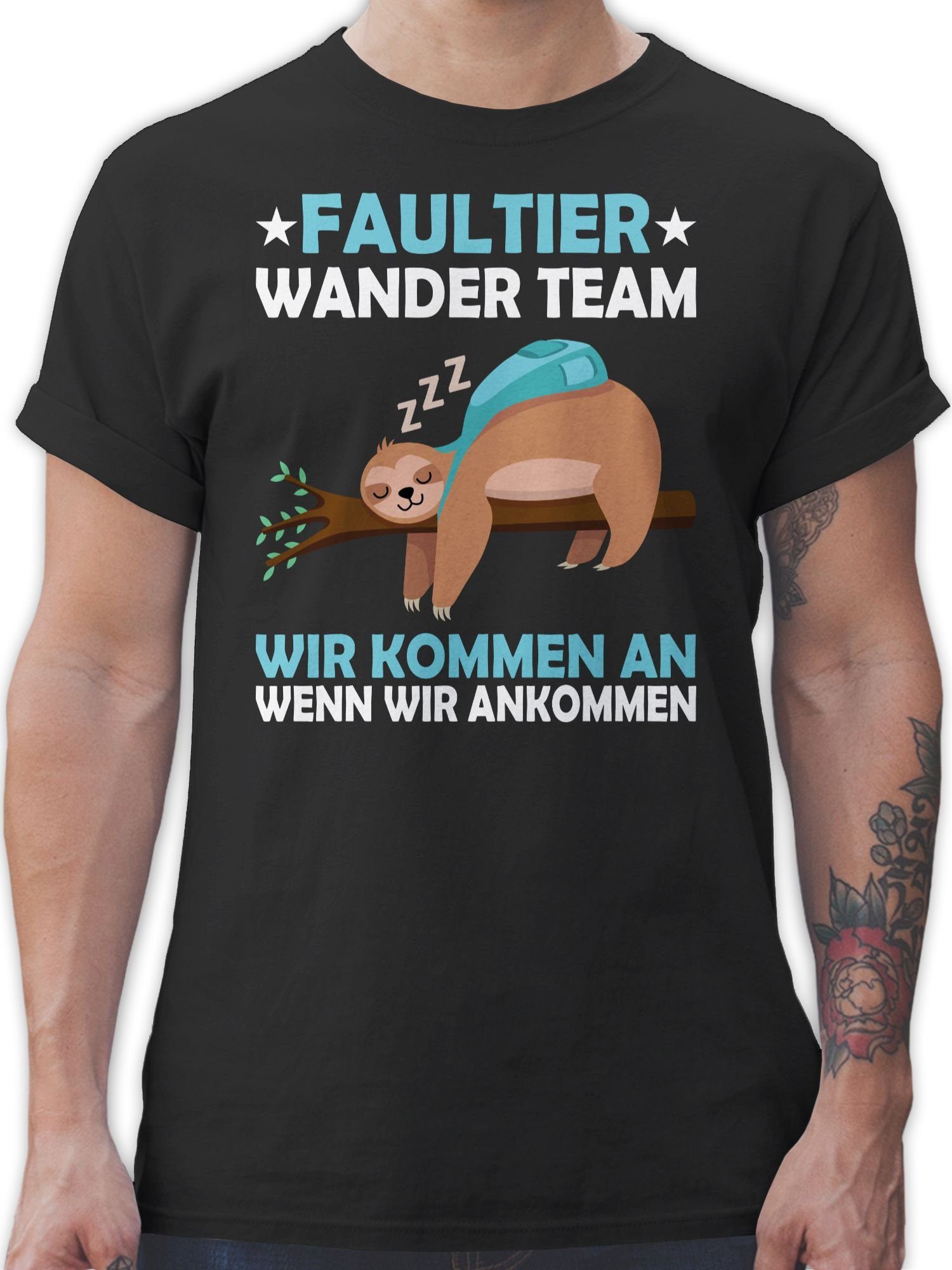 T-Shirt Faultier Wander Team Hiking