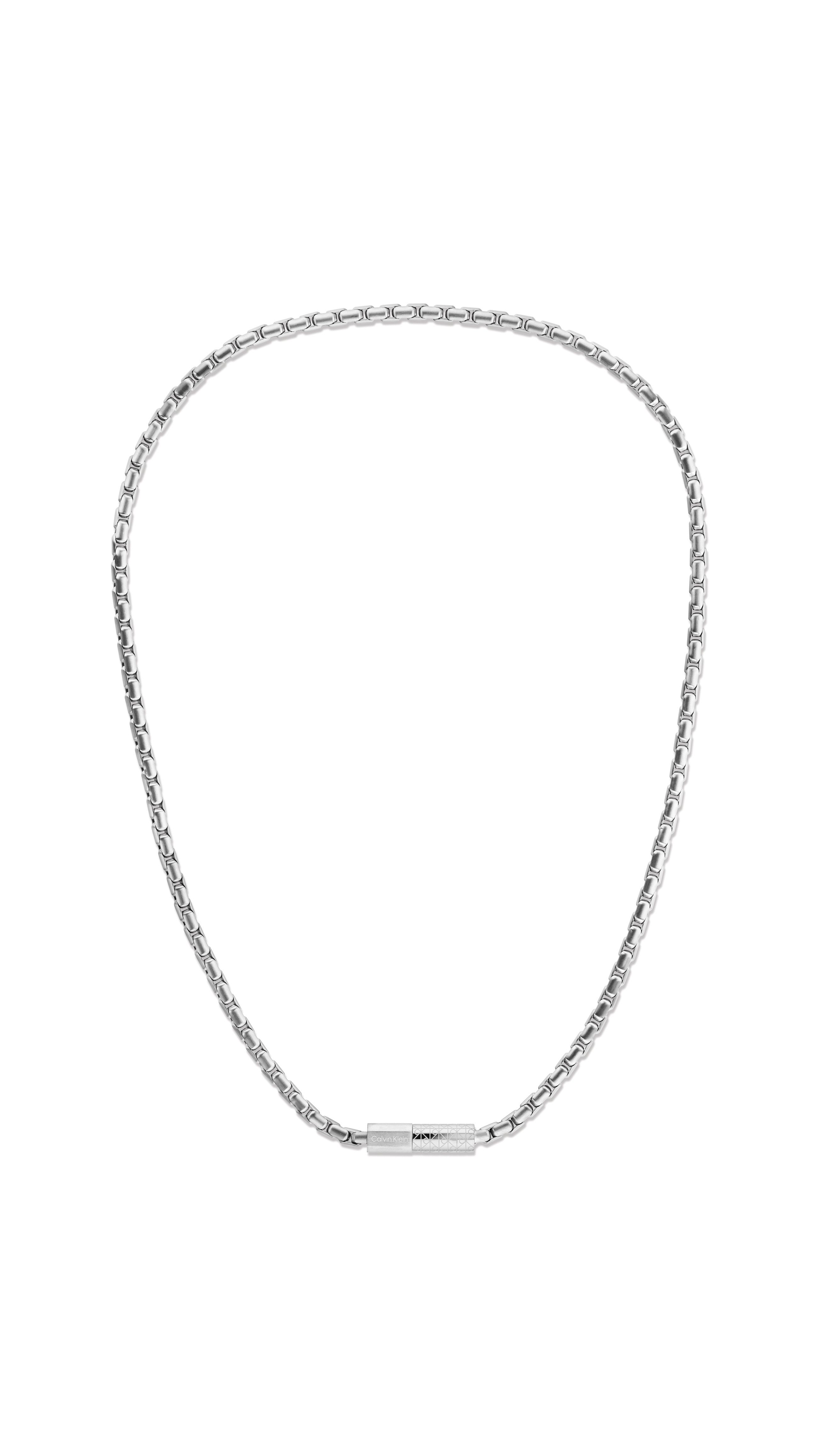 Calvin Klein Edelstahlkette CONTOURED BARREL
