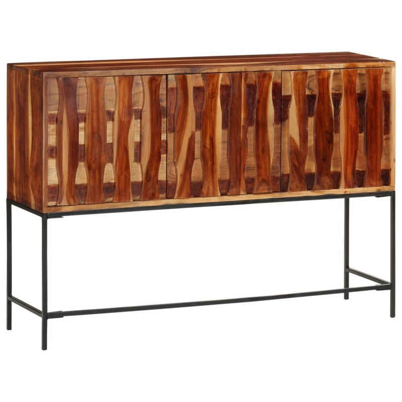 vidaXL Media-Regal Sideboard 110x28x76 cm Massivholz Akazie