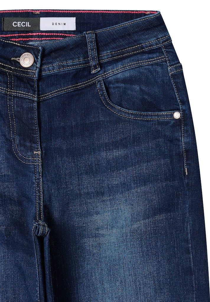 CECIL Bequeme Jeans Cecil / Da.Jeans / Style NOS Toronto BOOTCUT Dark günstig online kaufen