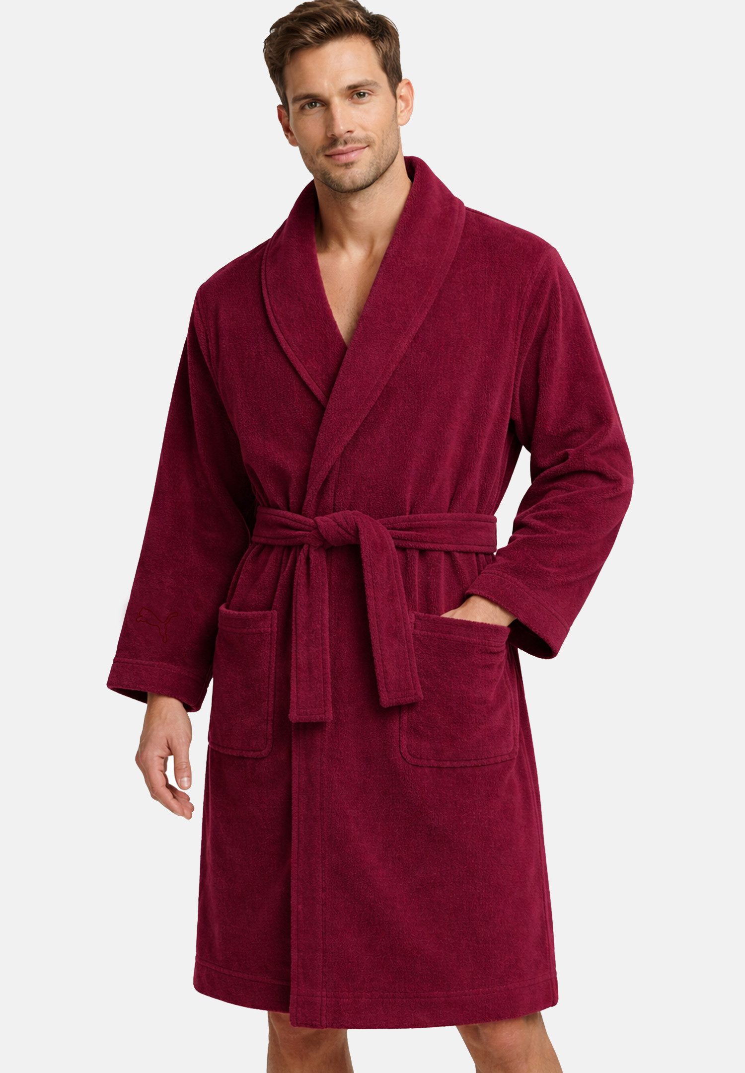 PUMA Bademantel TEAMADDITIONS BATHROBE, Baumwolle