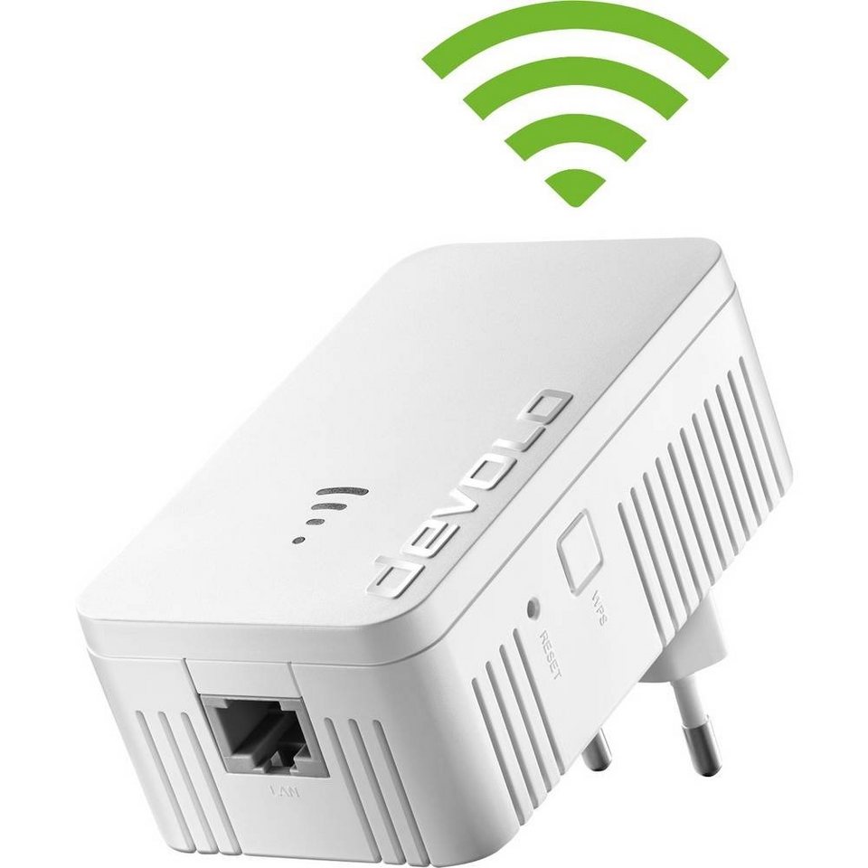DEVOLO WiFi 5 Repeater 1200 WLAN-Router, Integrierter Netzwerk-Anschluss