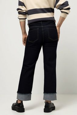 Gina Laura Regular-fit-Jeans 7/8-Jeans Identity 5-Pocket Bügelfalte Umschlag