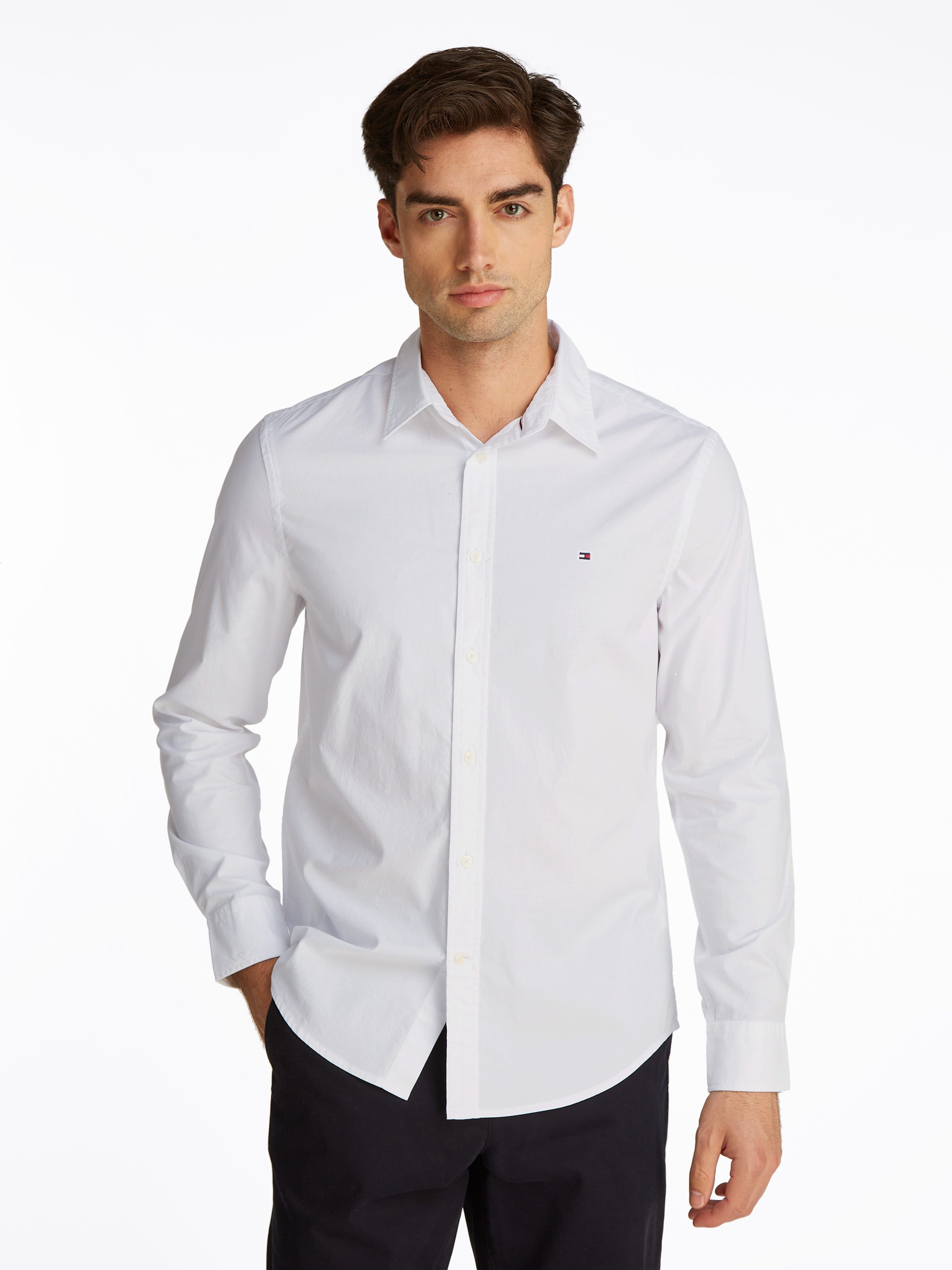 Tommy Hilfiger Businesshemd FLEX POPLIN KENT günstig online kaufen