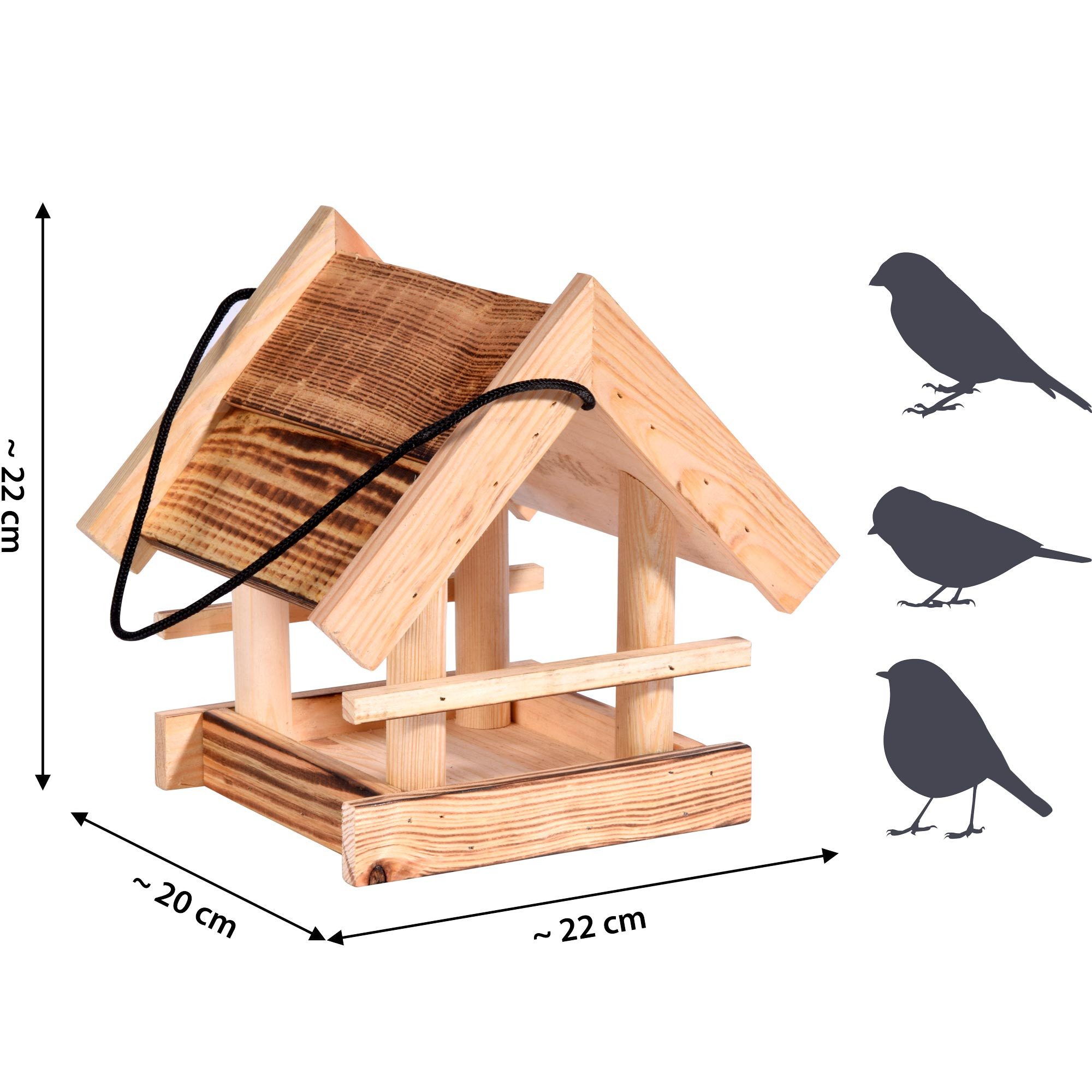 dobar Vogelhaus Vogelfutterhaus geflammt