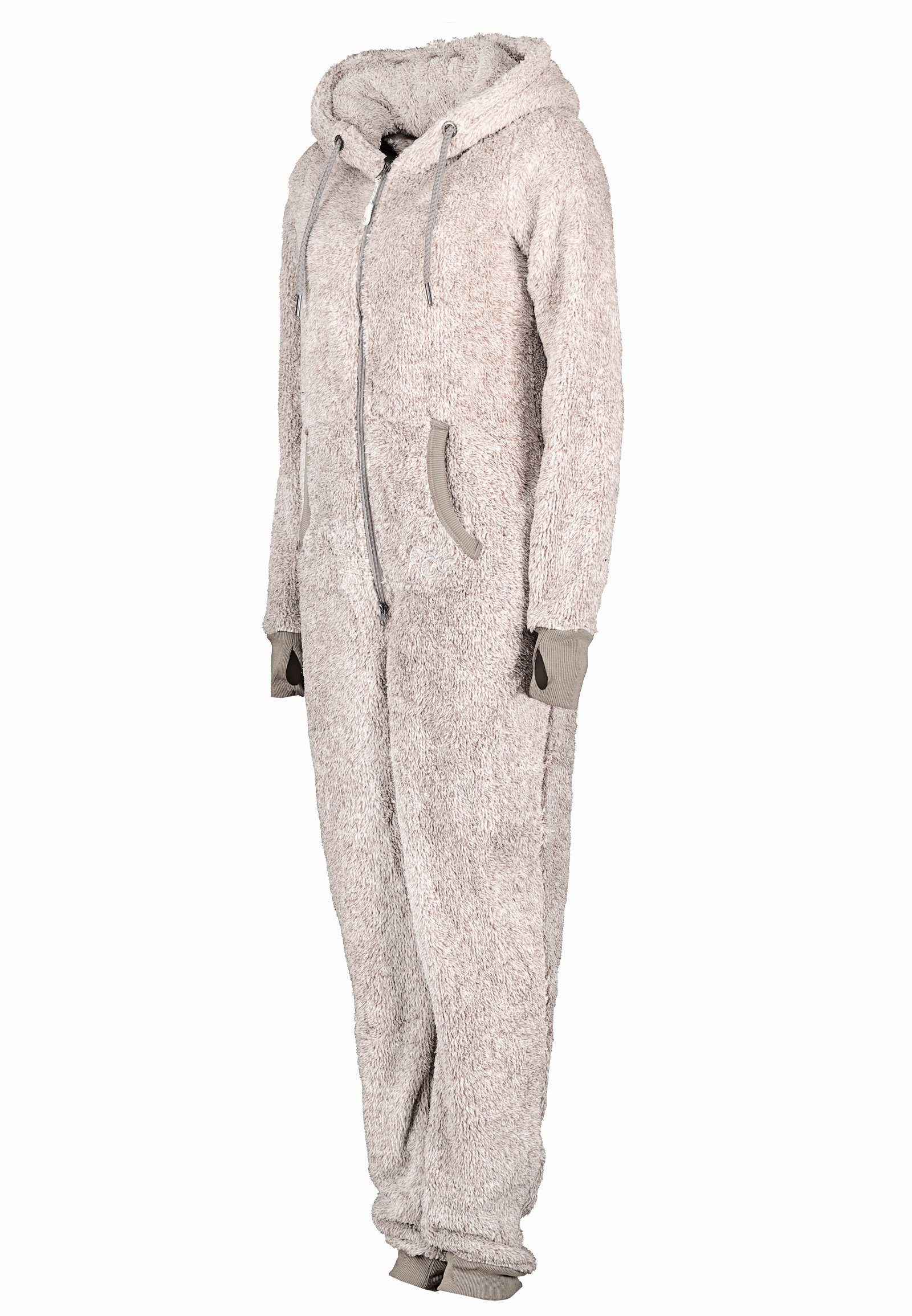 Eight2Nine Jumpsuit Fleece Overall light-grey1